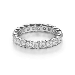 18 kt White Gold Ring with FVS-2 Diamonds